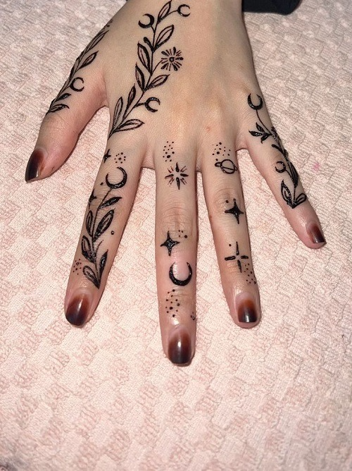 Easy and Cute Henna Tattoos Ideas 2