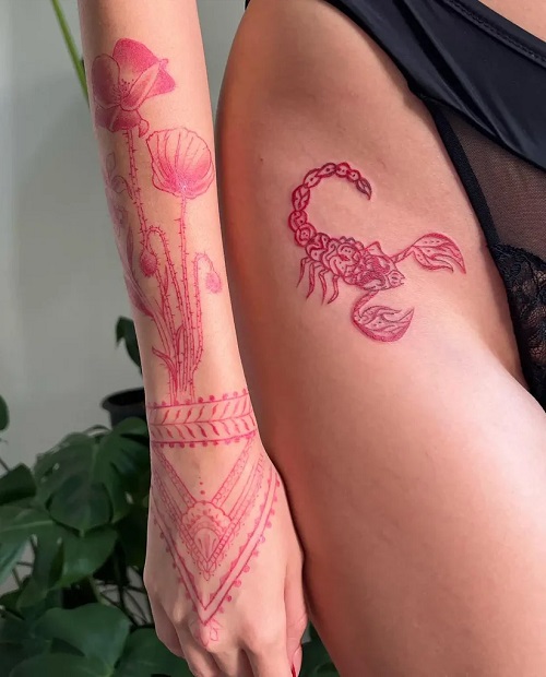 men Red Ink Tattoo 4