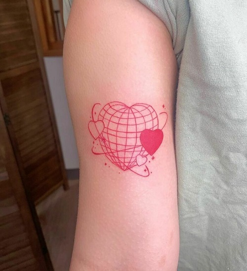 Beautiful Red Ink Tattoo Ideas