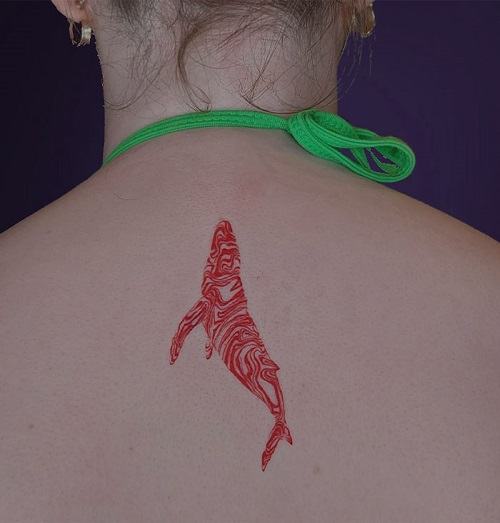 Beautiful Red Ink Tattoo Ideas 3