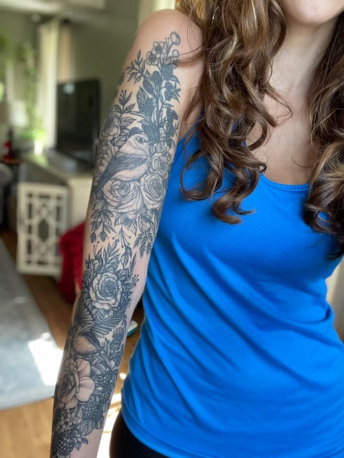 Girl Sleeve Tattoo 2