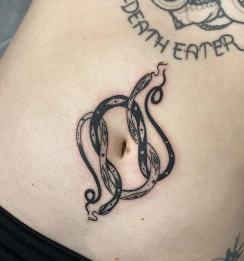 Beautiful Women Belly Button Tattoo Ideas 2