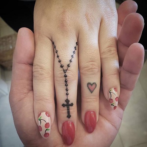 Simple Finger Tattoo Ideas 5