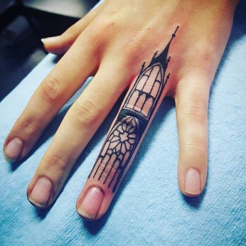 Men Finger Tattoo Ideas 4