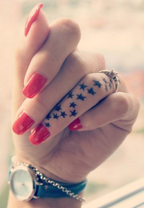 Men Finger Tattoo Ideas 6