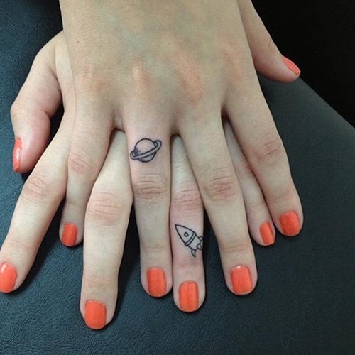 Stunning Finger Tattoo