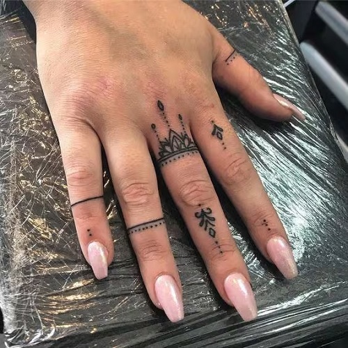 Simple Finger Tattoo Ideas 2