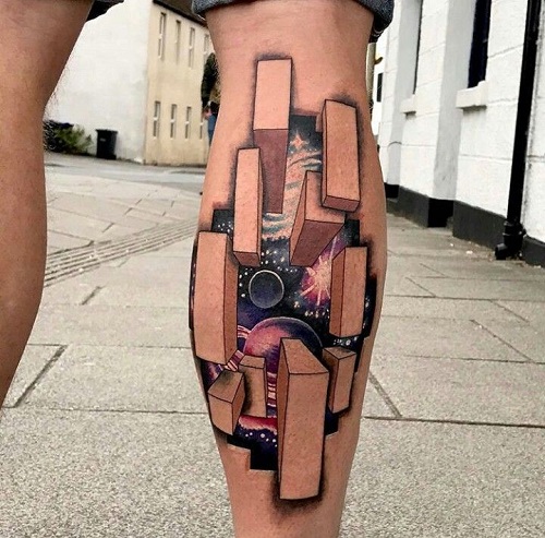 Inspiring 3D Tattoos Ideas 7