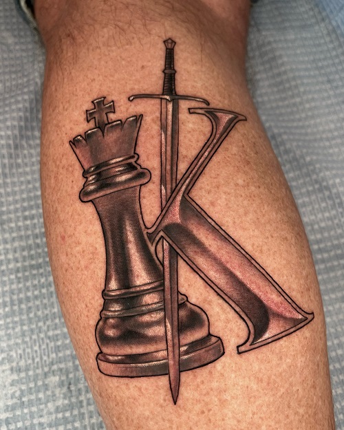 Bold Alphabetic Tattoo 1