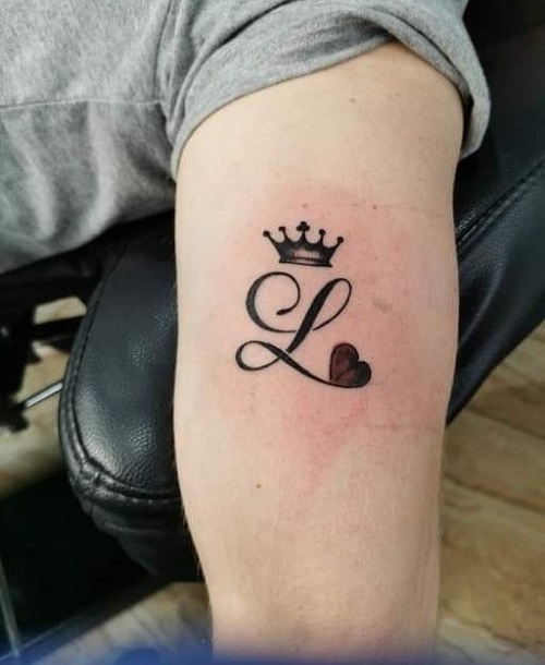 Simple Alphabetic Tattoo 2