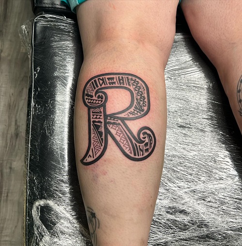 Trending Alphabetic Tattoo 2