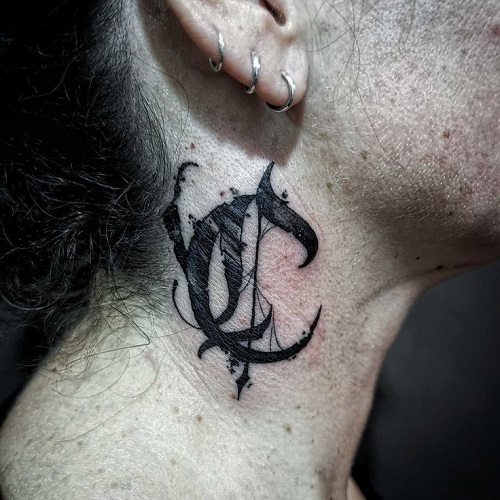 Stunning Alphabetic Tattoo 3