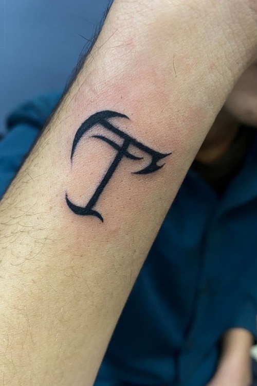 Trending Alphabetic Tattoo 4