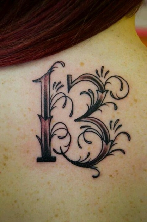 Bold Alphabetic Tattoo 4