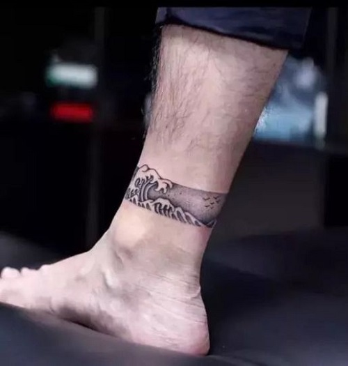 Latest Ankle Bracelet Tattoo 5