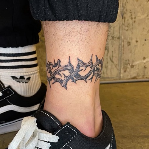Inspiring Ankle Bracelet Tattoo 1