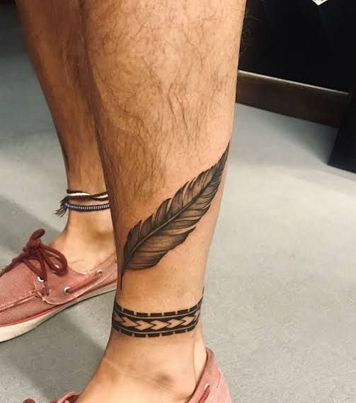 Inspiring Ankle Bracelet Tattoo 2