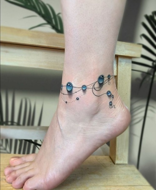 Inspiring Ankle Bracelet Tattoo 4
