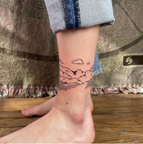 New Ankle Bracelet Tattoo 3