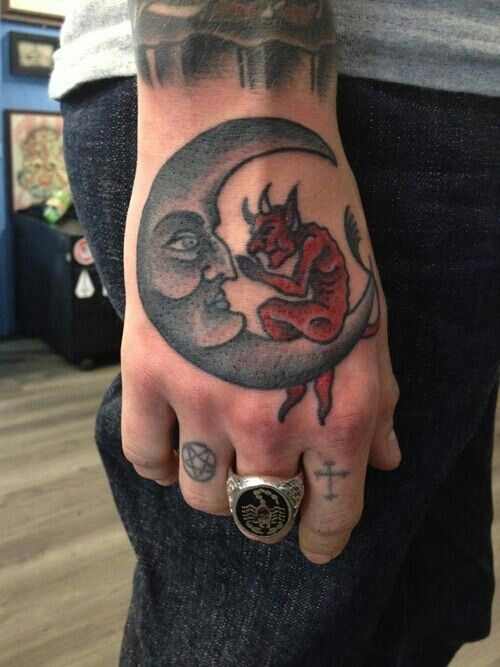 men Devil Tattoo