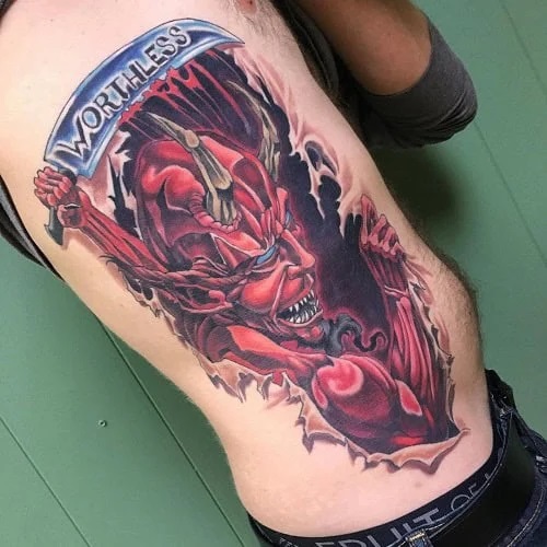 men Devil Tattoo 3