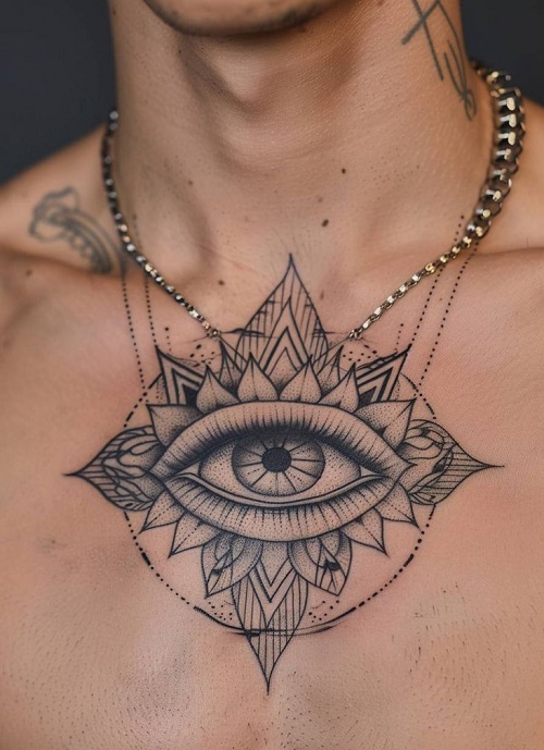 Beautiful Evil Eye Tattoo