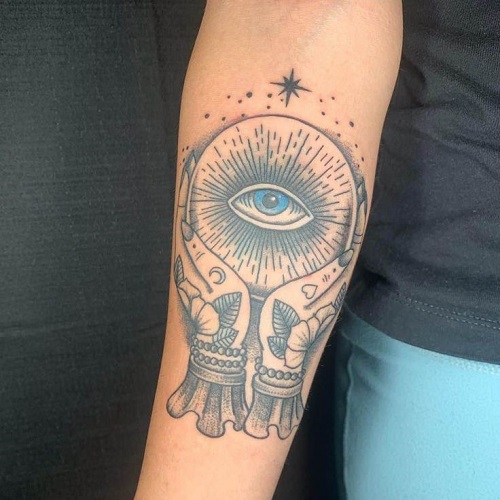 Beautiful Evil Eye Tattoo 4