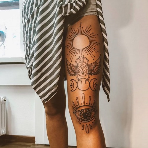 Beautiful Evil Eye Tattoo 5