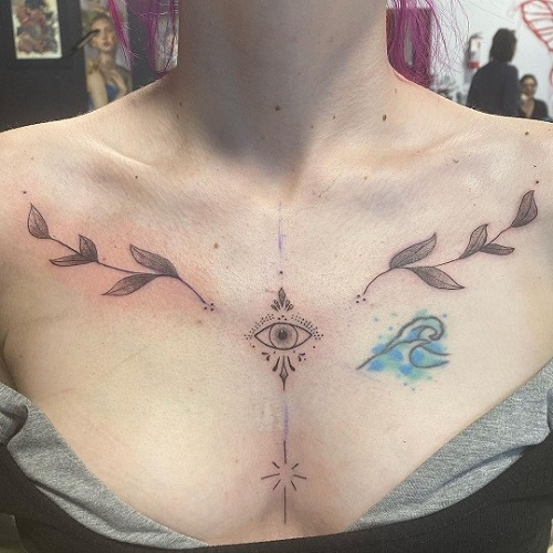 Beautiful Evil Eye Tattoo 6