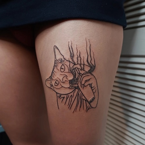 Handpoke Tattoos Ideas 5