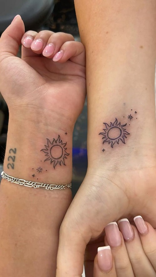 Stunning Matching Tattoos for friends 1