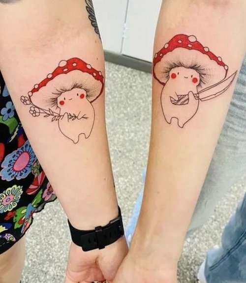 Stunning Matching Tattoos for friends 3