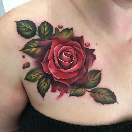 Stunning Flower Tattoo Design 2