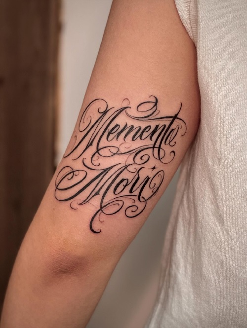 chicano font tattoo