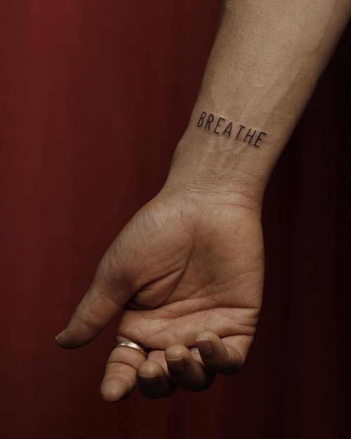 breathe tattoo