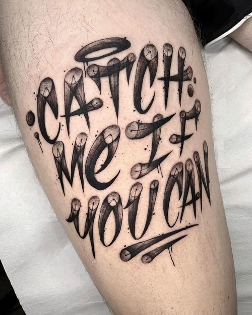 graffiti font for tattoo