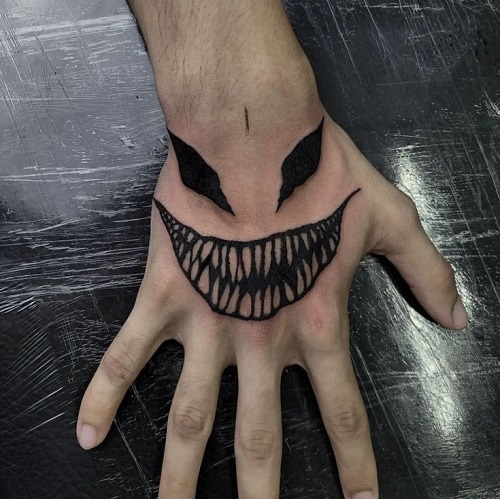 hand tattoo idea 1