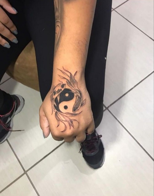 hand tattoo idea 2