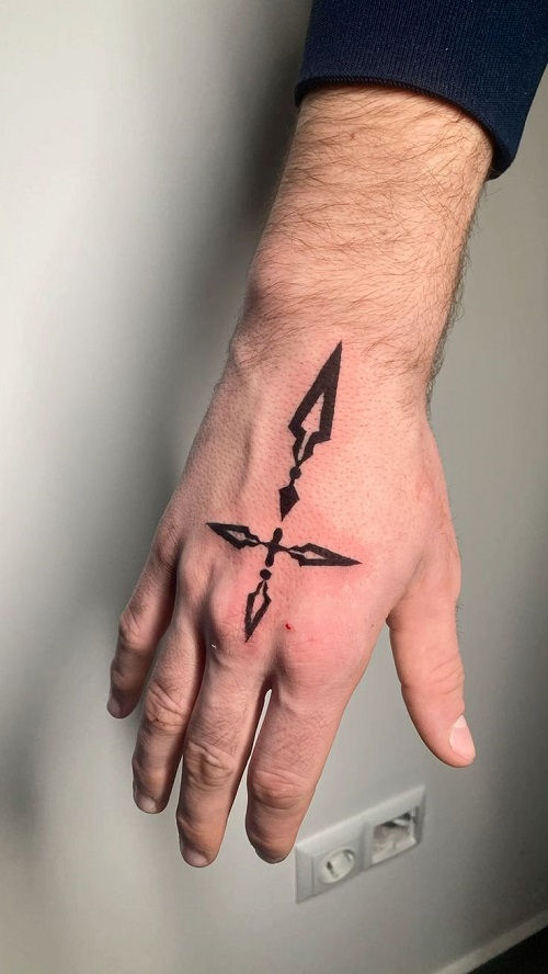 hand tattoo idea 6