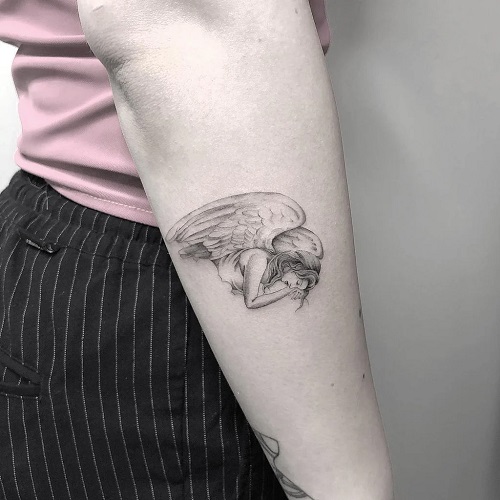 Women Angel Tattoo 5