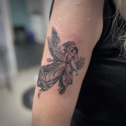 Women Angel Tattoo 6