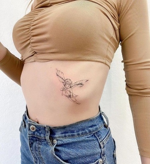 Women Angel Tattoo 1