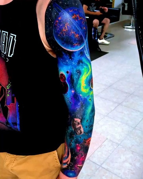 Women Galaxy Tattoo 5