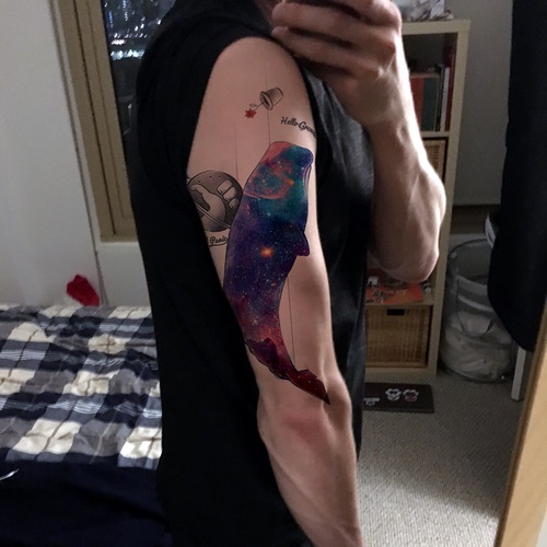 Women Galaxy Tattoo 3