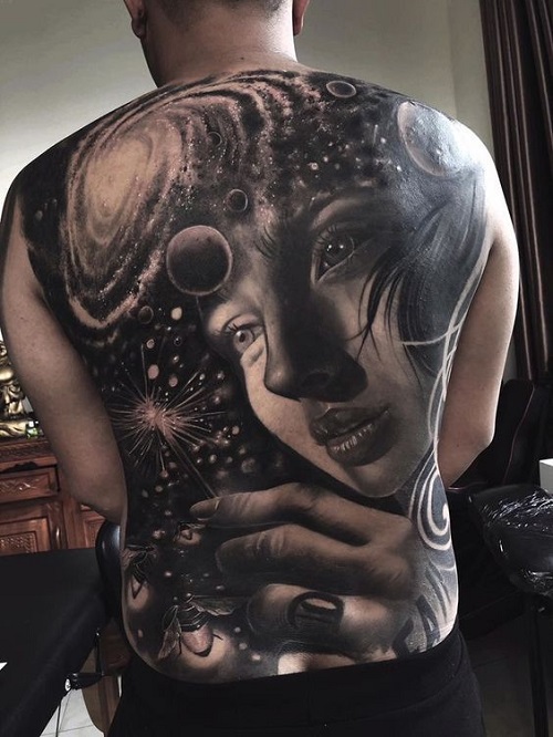 Unique Galaxy Tattoo 4