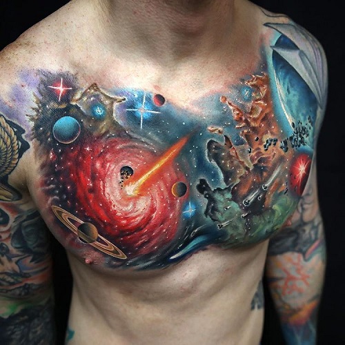 Galaxy Tattoo Ideas 4