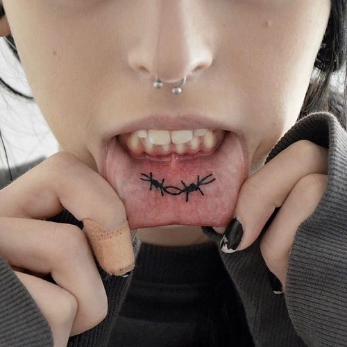 lip Tattoo Ideas 3