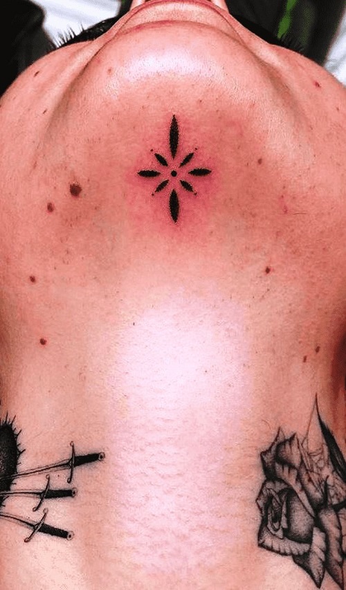 Under Chin Tattoo Ideas 4