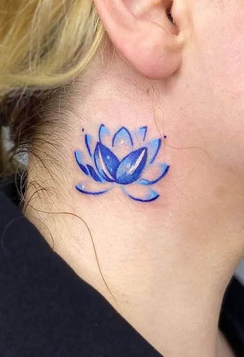 Stunning Flower Tattoo Design 3