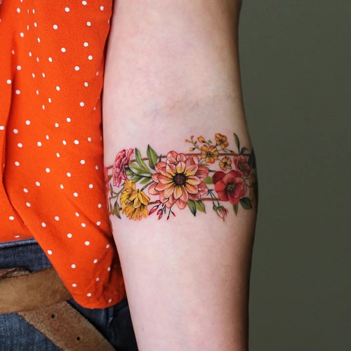 Stunning Arm Band Tattoo 4
